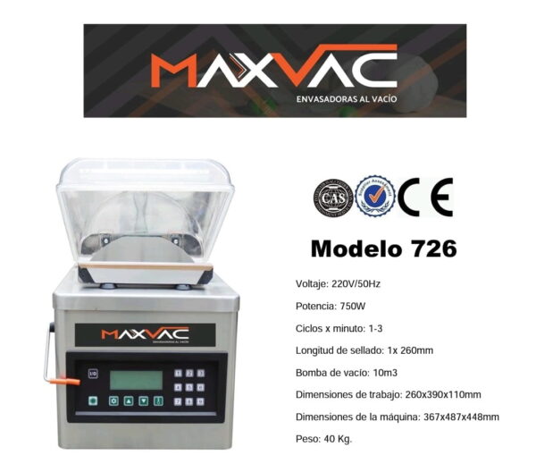 Maquina Envasadora al Vacio