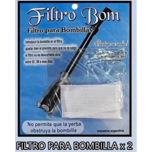 Pack 50 Blisters de Filtro para Bombilla x2u
