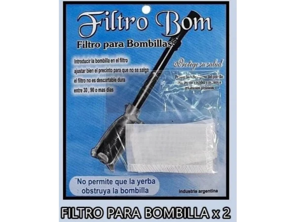 Pack 50 Blisters de Filtro para Bombilla x2u